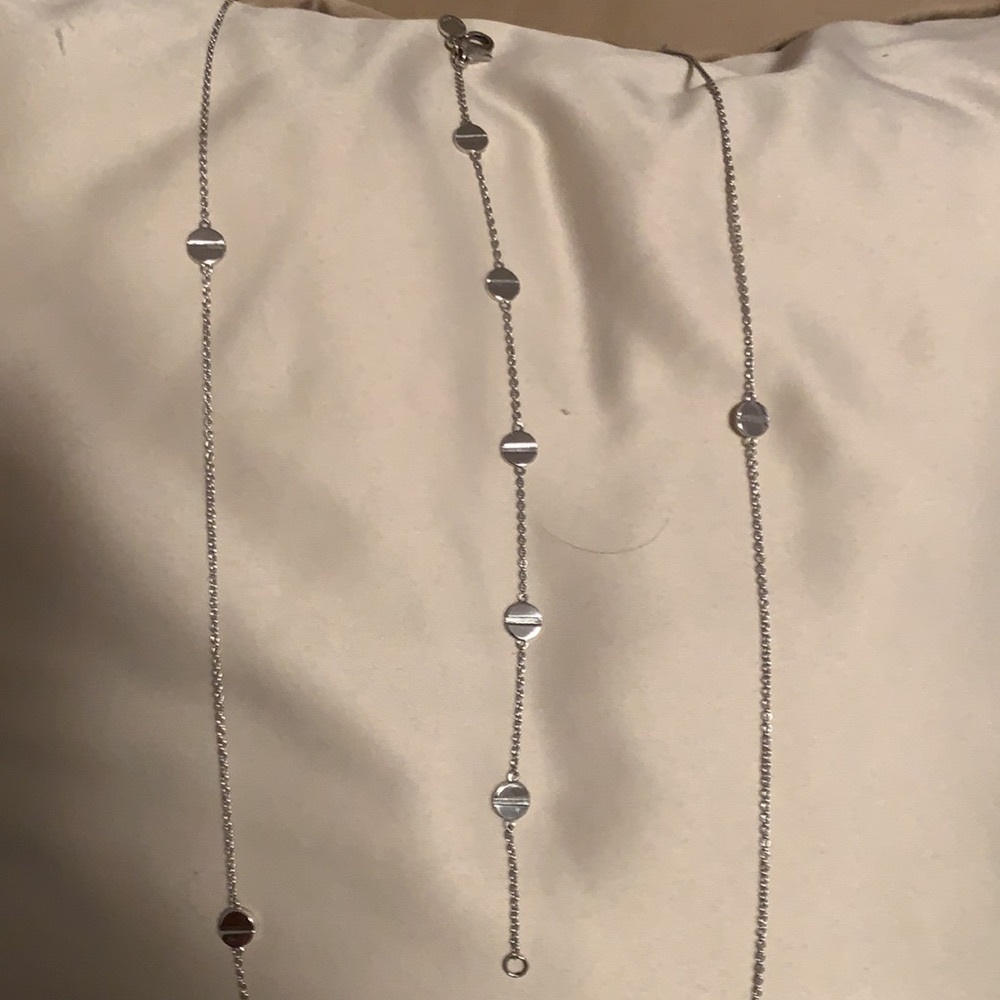 Gorjana station necklace and bracelet set